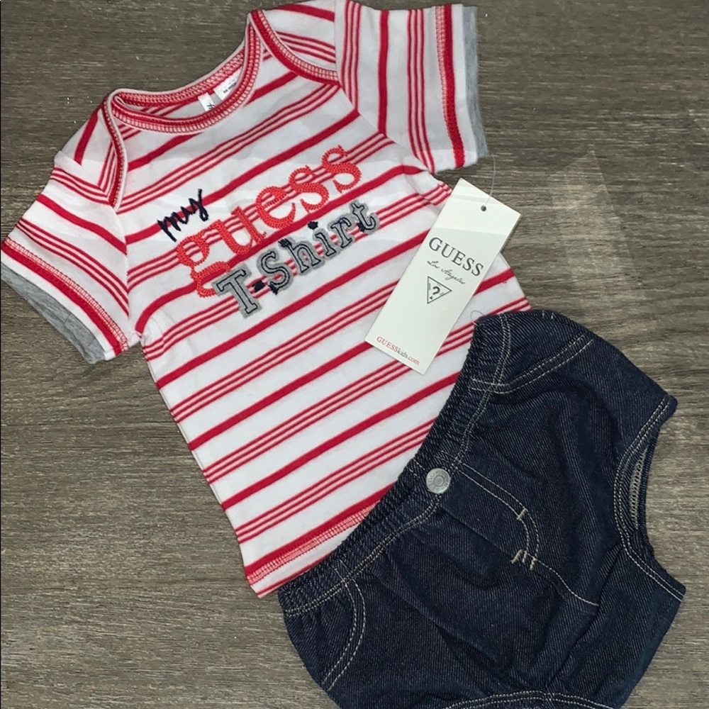 Guess infant outfit 3/6 months